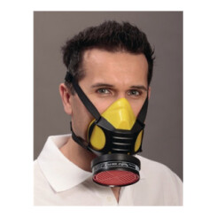 Demi-masque de protection respiratoire Polimask GAMMA / Silikone EN 140 sans fil