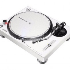 Pioneer dj platine vinyle blanc plx-500 white