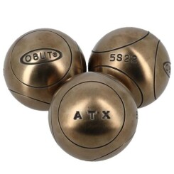 Boules de pétanque Obut Atx competition (1) 71mm Gris taille : 690g réf : 57506