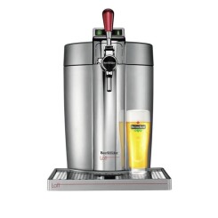 KRUPS Tireuse à bière Beertender - VB700E00 - Compatible fûts 5 L -  Chrome