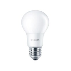 - Ampoule LED E27 - PHILIPS - CorePro LED A60 5-40W Dépolie - Blanc Neutre 4000K