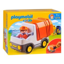 PLAYMOBIL 1.2.3 - 6774 - Camion Poubelle