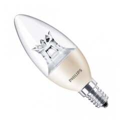 - Ampoule LED E14 Philips - MASTER LEDcandle DT 6-40W B38 CL