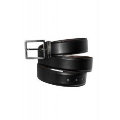 CALVIN KLEIN ceinture homme cuir noir 120 cm fabriqué en Italie