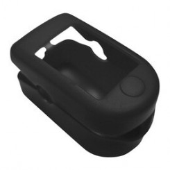 Accessoires de ménage AUCUNE Housse de protection en silicone colorée pour oxymètre manchon anti-goutte - noir