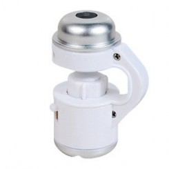 Accessoires de ménage AUCUNE 30x zoom led microscope magnifier clip-on cell mobile phone science toys - blanc