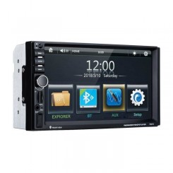 Excelvan Autoradio Voiture Radio Lecteur 7'' avec Caméra et Carte de l'Europe Fonction de Bluetooth/GPS Navigation/MP5/USB/TF Car...