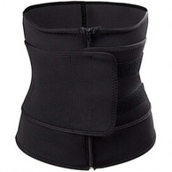 Accessoires fitness AUCUNE Taille trim-mer ceinture homme et femme body shaping zipper abdomen belt slimmer kit_w822