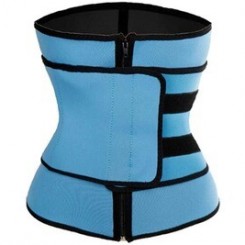 Accessoires fitness AUCUNE Taille trim-mer ceinture homme et femme body shaping zipper abdomen belt slimmer kit_w831