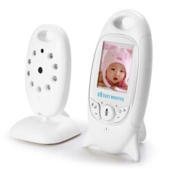 Babyphone Moniteur vidéo bébé VB601 2,4 GHz Ecoute bébé bidirectionnelle sans fil Vision nocturne
