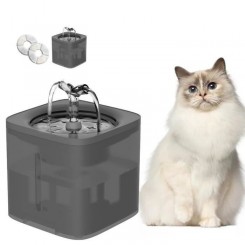 2L automatique fontaine d'eau pour chat pour animaux de compagnie distributeur d'eau d'éclaboussure silencieux silencieux pour chat