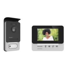 PHILIPS Visiophone 2 fils écran couleur ultra plat 4,3- pouces WelcomeEye Compact