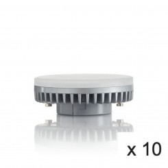 Ampoule (x10) 9,5W GX53 Blanc Aluminium D7,5 252551