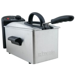H.KŒNIG DFX300 Friteuse électrique semi-professionnelle - Inox
