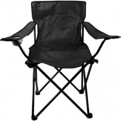 Abbey Camp Chaise pliante noir 50 x 50 x 80 cm