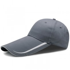 14cm gray blue 55-60cm -Casquette de Baseball à visière longue pour homme, chapeau de pêche, grande taille, décontracté, Cool, 55 60