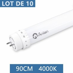 10×Anten 15W 90CM Tube Néon LED T8 G13 Tube Fluorescent 1500 Lumen Eclairage Plafonnier LED Blanc Neutre 4000K Starters Fournis