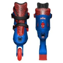 Icaverne patin a roulette - patin quad spiderman patins en ligne ajustable taille 30-33