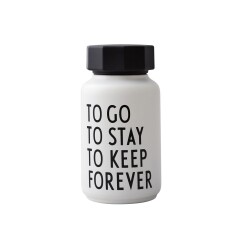 Bouteille thermos Design Letters Petit Special Edition Blanc