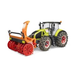 BRUDER - Tracteur CLAAS Axion 950 avaec chaînes et souffleuse à neige - 48 cm